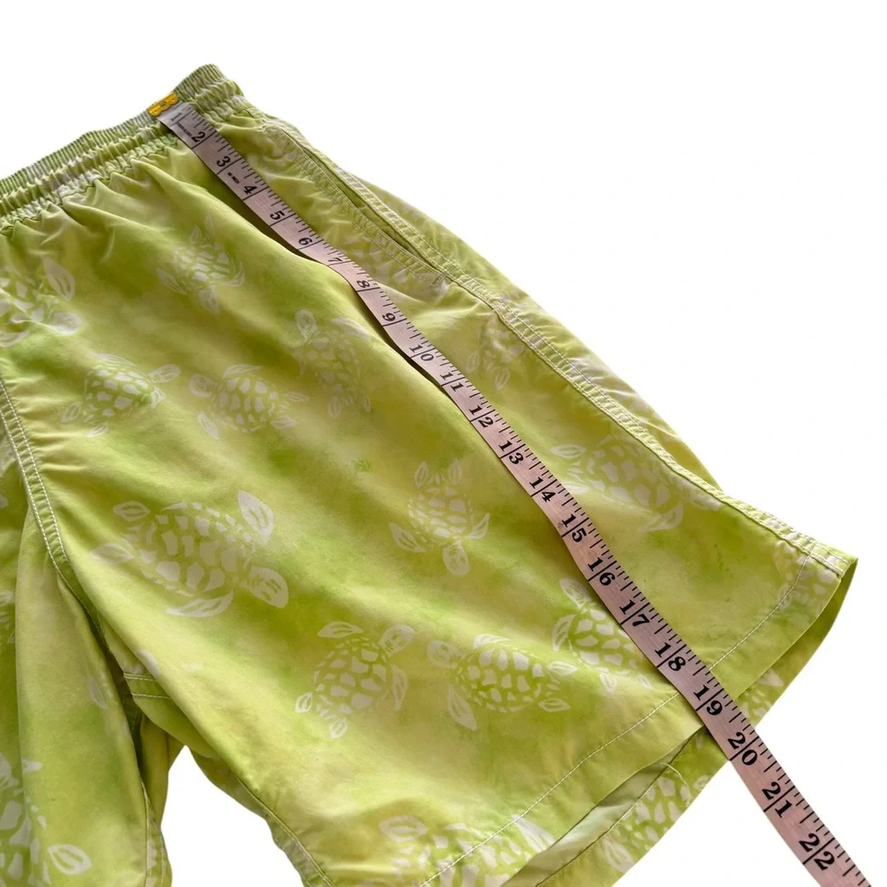 Vilebrequin Men’s Lime Green Turtle Swim Trunks‎ Board Shorts Bathing Suit XL